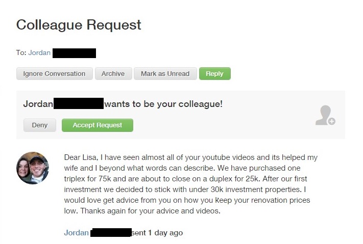 BP blacked Jordan T purchased property Testimonial